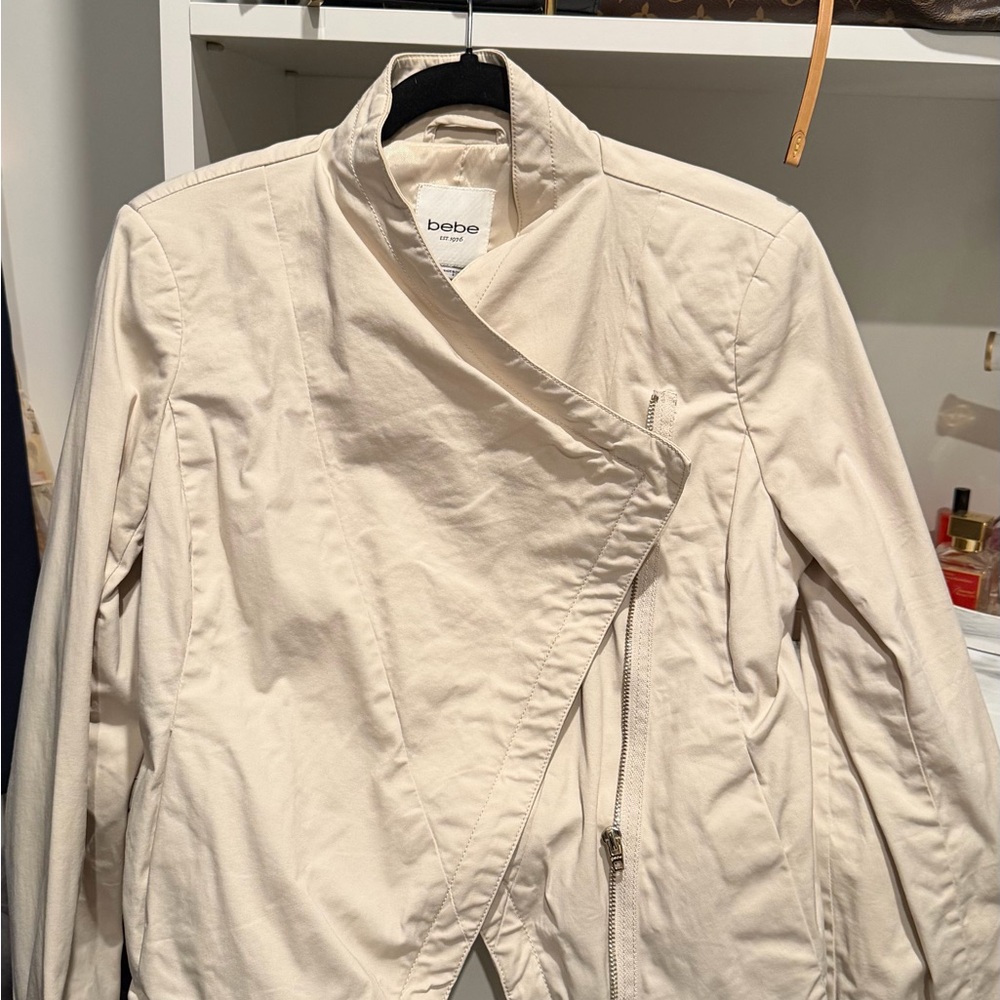 Bebe Off-White Women's Utility Jacket